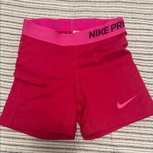Nike Pro Fuchsia Training Shorts